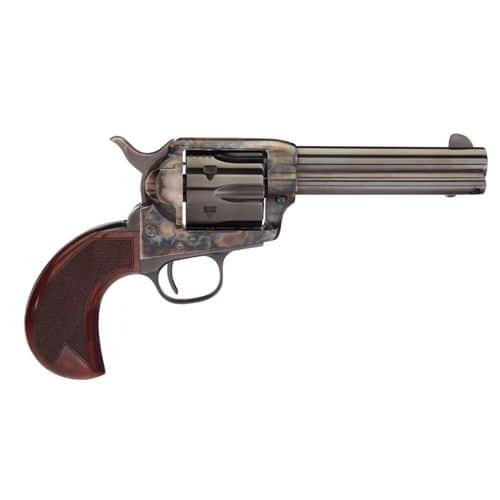 Taylors & Company 555153 1873 Cattleman 357 Mag 6rd 4.75" Blued Cylinder & Barrel Color Case Hardened Steel Frame Checkered Birdshead Walnut Grip Taylors & Company 555153 1873 Cattleman 357 Mag 6rd 4.75" Blued Cylinder & Barrel Color Case Hardened Steel Frame Checkered Birdshead Walnut Grip
