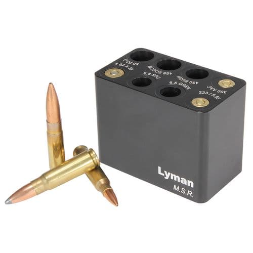 Lyman 7833003 MSR Ammo Checker Block Multi-Caliber Lyman 7833003 MSR Ammo Checker Block Multi-Caliber