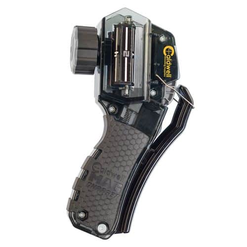 Caldwell 110002 Mag Charger Universal Loader Double & Single Stack Style made of Polycarbonate with Black Finish for Multi-Caliber Pistols Caldwell 110002 Mag Charger Universal Loader Double & Single Stack Style made of Polycarbonate with Black Finish for Multi-Caliber Pistols