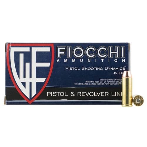 Fiocchi 45LCCMJ Training Dynamics 45 Colt (LC) 225 gr Complete Metal Jacket 50 Bx/ 10 Cs Fiocchi 45LCCMJ Training Dynamics 45 Colt (LC) 225 gr Complete Metal Jacket 50 Bx/ 10 Cs