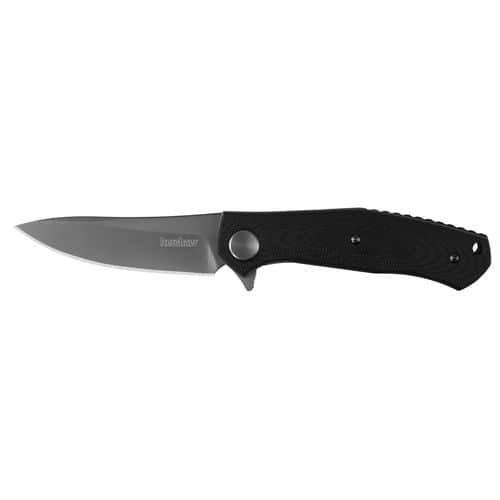 Kershaw 4020 Concierge 3.25" Drop Point Plain TiCN Gray 8Cr13MoV G10 Black Handle Folding Kershaw 4020 Concierge 3.25" Drop Point Plain TiCN Gray 8Cr13MoV G10 Black Handle Folding