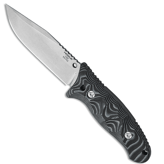 Hogue 35279 EX-F02 Fixed 4.50" Clip Point Plain 154CM Stainless Steel G10 Black Handle Fixed Hogue 35279 EX-F02 Fixed 4.50" Clip Point Plain 154CM Stainless Steel G10 Black Handle Fixed