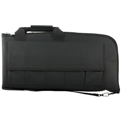 NcStar CV290746 VISM Rifle Case Black PVC Nylon with ID Holder, Foam Padding, Double Zippers & Mag Pouches 46" L x 13" H NcStar CV290746 VISM Rifle Case Black PVC Nylon with ID Holder, Foam Padding, Double Zippers & Mag Pouches 46" L x 13" H