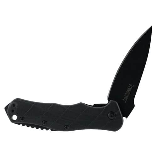 Kershaw 1987 RJ Tactical 3.0 3" Drop Point Plain Black Oxide 8Cr13MoV SS FRN Black Handle Folding Kershaw 1987 RJ Tactical 3.0 3" Drop Point Plain Black Oxide 8Cr13MoV SS FRN Black Handle Folding