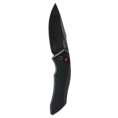 Kershaw 7100BW Launch 1 3.40" Drop Point Plain Black Oxide CPM 154 Black Anodized Aluminum Handle Folding Kershaw 7100BW Launch 1 3.40" Drop Point Plain Black Oxide CPM 154 Black Anodized Aluminum Handle Folding
