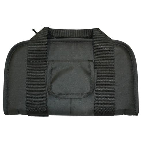 Bob Allen 79011 Max-Ops Handgun Case Water Resistant Black Polyester with Foam Padding & Full Length Zipper 10" x 6.5" x 1.25" Interior Dimensions Bob Allen 79011 Max-Ops Handgun Case Water Resistant Black Polyester with Foam Padding & Full Length Zipper 10" x 6.5" x 1.25" Interior Dimensions