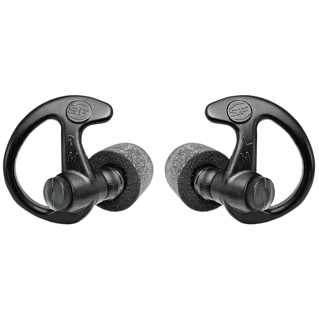 SureFire EP10BKMPR EP10 Sonic Defenders Ultra Max Foam 30 dB Full Block Black Medium Adult 1 Pair SureFire EP10BKMPR EP10 Sonic Defenders Ultra Max Foam 30 dB Full Block Black Medium Adult 1 Pair