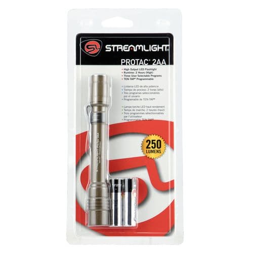 Streamlight 88072 ProTac Coyote Aluminum White LED 18/250 Lumens 130 Meters Range Streamlight 88072 ProTac Coyote Aluminum White LED 18/250 Lumens 130 Meters Range