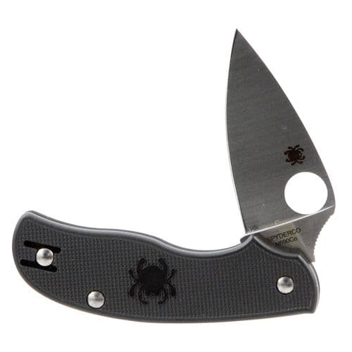 Spyderco C127PBK Urban Leaf Lightweight 2.61" Folding Drop Point Plain N690Co Stainless Steel Blade/FRN Black Handle 2 Spyderco C127PBK Urban Leaf Lightweight 2.61" Folding Drop Point Plain N690Co Stainless Steel Blade/FRN Black Handle 2