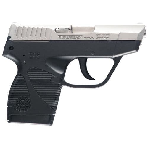 Taurus Model 738 TCP SS .380 ACP 6+1 Pistol - Stainless Slide Taurus Model 738 TCP SS .380 ACP 6+1 Pistol - Stainless Slide