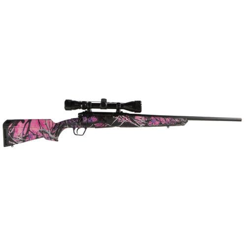 Savage Arms 57273 Axis XP Compact 7mm-08 Rem 4+1 Cap 20" Matte Black Rec/Barrel Muddy Girl Camo Stock Right Hand Includes Weaver 3-9x40mm Scope Savage Arms 57273 Axis XP Compact 7mm-08 Rem 4+1 Cap 20" Matte Black Rec/Barrel Muddy Girl Camo Stock Right Hand Includes Weaver 3-9x40mm Scope