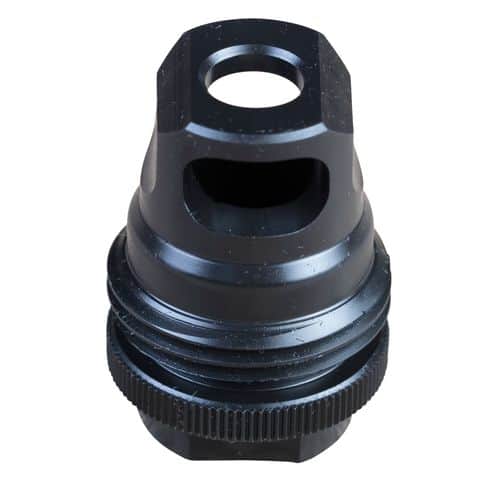 SilencerCo AC2627 ASR Single Port 30 Caliber Muzzle Brake 5/8"-24 tpi Black Steel SilencerCo AC2627 ASR Single Port 30 Caliber Muzzle Brake 5/8"-24 tpi Black Steel