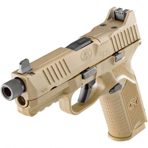 FN 509 Tactical FDE 9mm Pistol 4.5" Threaded Barrel Night Sights 17+1 2 FN 509 Tactical FDE 9mm Pistol 4.5" Threaded Barrel Night Sights 17+1 2