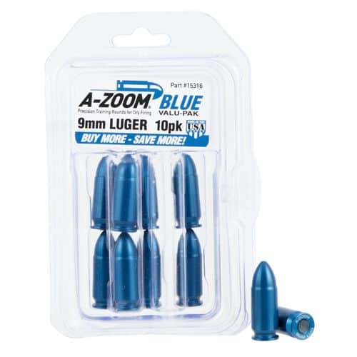 A-Zoom 15316 Pistol Training Rounds 9mm 10 Pkg. A-Zoom 15316 Pistol Training Rounds 9mm 10 Pkg.