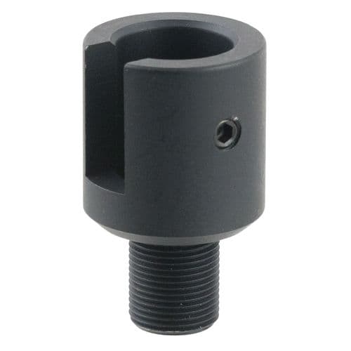 TacFire MRU006A Thread Adapter Ruger 10/22 Black Aluminum 1/2"-28 tpi Rifle TacFire MRU006A Thread Adapter Ruger 10/22 Black Aluminum 1/2"-28 tpi Rifle