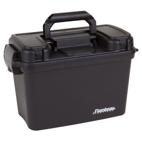 Flambeau 6430SD Tactical Dry Box with Removable Tray & Storage Compartment Black Polymer 13" L x 6.50" W x 8.25" D Interior Dimensions Flambeau 6430SD Tactical Dry Box with Removable Tray & Storage Compartment Black Polymer 13" L x 6.50" W x 8.25" D Interior Dimensions
