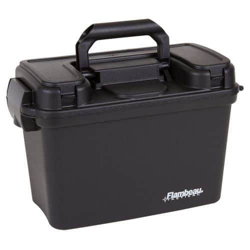 Flambeau 6430SD Tactical Dry Box with Removable Tray & Storage Compartment Black Polymer 13" L x 6.50" W x 8.25" D Interior Dimensions Flambeau 6430SD Tactical Dry Box with Removable Tray & Storage Compartment Black Polymer 13" L x 6.50" W x 8.25" D Interior Dimensions