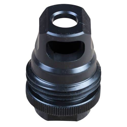 SilencerCo AC2628 ASR Single Port 9mm Luger Muzzle Brake 1/2"-28 tpi Black Steel SilencerCo AC2628 ASR Single Port 9mm Luger Muzzle Brake 1/2"-28 tpi Black Steel