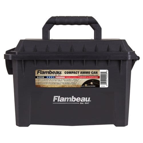 Flambeau 6415SB Compact Ammo Can 223 Rem,5.56x45mm NATO 20-rd Boxes Black Flambeau 6415SB Compact Ammo Can 223 Rem,5.56x45mm NATO 20-rd Boxes Black