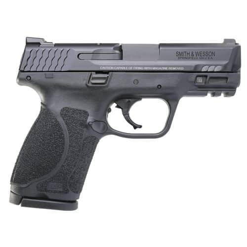 Smith & Wesson 11691 M&P M2.0 Compact 40 S&W 3.60" 13+1 Black Black Armornite Stainless Steel Slide Black Interchangeable Backstrap Grip Smith & Wesson 11691 M&P M2.0 Compact 40 S&W 3.60" 13+1 Black Black Armornite Stainless Steel Slide Black Interchangeable Backstrap Grip