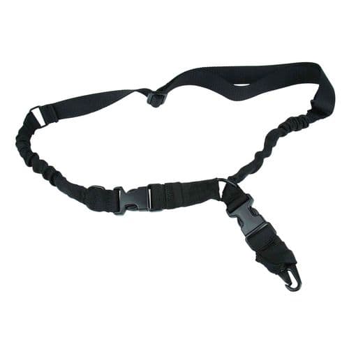 TacFire SL003B 2 To 1 Point Sling 30"-40" L Adjustable Double Bungee Black Nylon Webbing for Rifle TacFire SL003B 2 To 1 Point Sling 30"-40" L Adjustable Double Bungee Black Nylon Webbing for Rifle