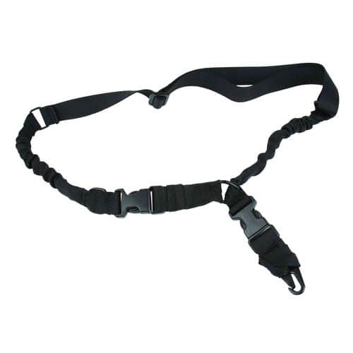 TacFire SL003B 2 To 1 Point Sling 30"-40" L Adjustable Double Bungee Black Nylon Webbing for Rifle TacFire SL003B 2 To 1 Point Sling 30"-40" L Adjustable Double Bungee Black Nylon Webbing for Rifle