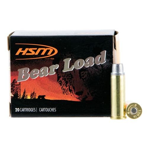 HSM 414N20 Bear Load 41 Rem Mag 230 gr Semi Wadcutter (SWC) 20 Bx/ 20 Cs HSM 414N20 Bear Load 41 Rem Mag 230 gr Semi Wadcutter (SWC) 20 Bx/ 20 Cs