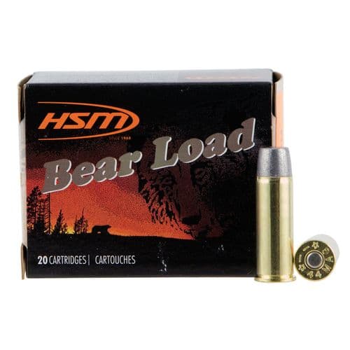 HSM 44M15N20 Bear Load 44 Rem Mag 305 gr Wide Flat Nose (WFN) 20 Bx/ 20 Cs HSM 44M15N20 Bear Load 44 Rem Mag 305 gr Wide Flat Nose (WFN) 20 Bx/ 20 Cs