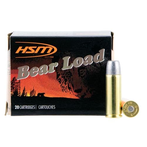 HSM 45C7N20 Bear Load 45 Colt (LC) +P 325 gr Wide Flat Nose (WFN) 20 Bx/ 20 Cs HSM 45C7N20 Bear Load 45 Colt (LC) +P 325 gr Wide Flat Nose (WFN) 20 Bx/ 20 Cs