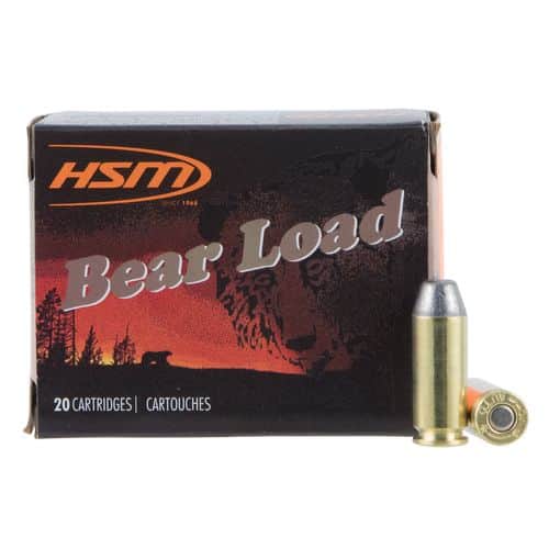 HSM 10MM9N20 Bear Load 10mm Auto 200 gr Round Nose Flat Point (RNFP) 20 Bx/ 20 Cs HSM 10MM9N20 Bear Load 10mm Auto 200 gr Round Nose Flat Point (RNFP) 20 Bx/ 20 Cs