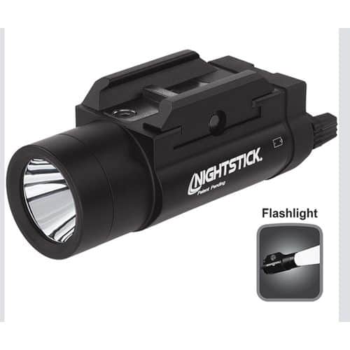 Nightstick TWM350 Tactical Weapon Light Handgun 350 Lumens White LED Black Anodized Aluminum 215 Meters Beam Nightstick TWM350 Tactical Weapon Light Handgun 350 Lumens White LED Black Anodized Aluminum 215 Meters Beam