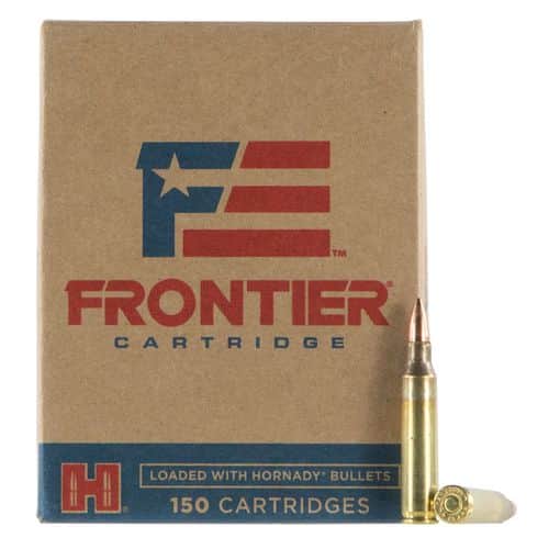 Frontier Cartridge FR2015 Rifle 5.56x45mm NATO 55 gr Full Metal Jacket (FMJ) 150 Bx/ 8 Cs Frontier Cartridge FR2015 Rifle 5.56x45mm NATO 55 gr Full Metal Jacket (FMJ) 150 Bx/ 8 Cs