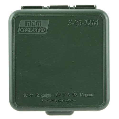 MTM Case-Gard S25-12M-11 Dual Gauge Shotshell Case Multi-Gauge Shotgun Forest Green Polypropylene 25rd MTM Case-Gard S25-12M-11 Dual Gauge Shotshell Case Multi-Gauge Shotgun Forest Green Polypropylene 25rd