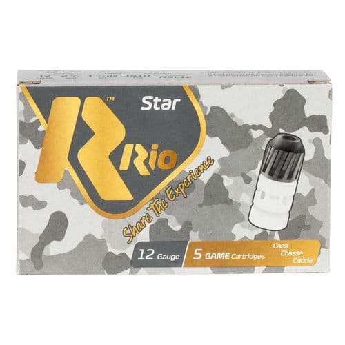 Rio Ammunition RSL12 Royal Star 12 Gauge 2.75" 1 1/8 oz Star Slug Shot 5 Bx/ 50 Cs Rio Ammunition RSL12 Royal Star 12 Gauge 2.75" 1 1/8 oz Star Slug Shot 5 Bx/ 50 Cs