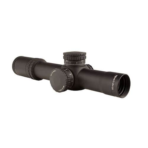 Trijicon AccuPower 1-8x28 Riflescope with MIL Segmented-Circle Crosshair with Green LED Reticle Trijicon AccuPower 1-8x28 Riflescope with MIL Segmented-Circle Crosshair with Green LED Reticle