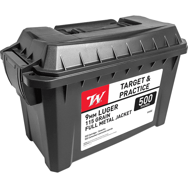 Winchester Ammo USA Bulk 9mm Luger 115 gr Full Metal Jacket (FMJ) - WW9C Winchester Ammo USA Bulk 9mm Luger 115 gr Full Metal Jacket (FMJ) - WW9C
