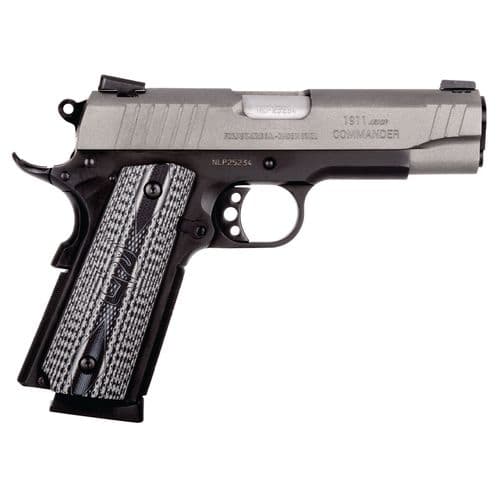 Taurus 1191101COMGV 1911 Commander 45 ACP 4.20" 8+1 Matte Black Tungsten Gray Cerakote Steel Slide Gray VZ Operator II Grip Taurus 1191101COMGV 1911 Commander 45 ACP 4.20" 8+1 Matte Black Tungsten Gray Cerakote Steel Slide Gray VZ Operator II Grip