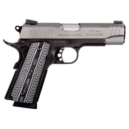 Taurus 1191101COMGV 1911 Commander 45 ACP 4.20" 8+1 Matte Black Tungsten Gray Cerakote Steel Slide Gray VZ Operator II Grip Taurus 1191101COMGV 1911 Commander 45 ACP 4.20" 8+1 Matte Black Tungsten Gray Cerakote Steel Slide Gray VZ Operator II Grip