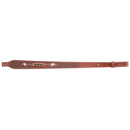 Browning 122602 Buffalo Nickel Rifle Sling 25.5"-28" L Adjustable Leather w/Basket Weave Brown Browning 122602 Buffalo Nickel Rifle Sling 25.5"-28" L Adjustable Leather w/Basket Weave Brown