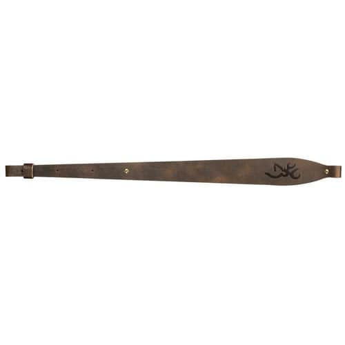Browning 122488 Big Buckmark Rifle Sling 25.50"-35.50" L Adjustable Distressed Brown Leather Browning 122488 Big Buckmark Rifle Sling 25.50"-35.50" L Adjustable Distressed Brown Leather