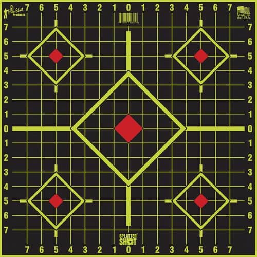 Pro-Shot 1775SI5PK SplatterShot Sight-In Self-Adhesive Paper 5-Diamond Multi Color 5 Pack Pro-Shot 1775SI5PK SplatterShot Sight-In Self-Adhesive Paper 5-Diamond Multi Color 5 Pack