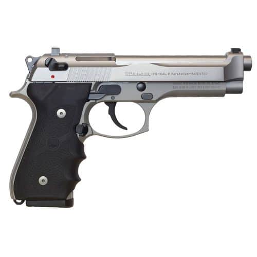 Beretta USA J92F560CA 92FS Brigadier *CA Compliant 9mm Luger 4.90" 10+1 Satin Stainless Steel Slide Black Hogue Wraparound Rubber Grip Beretta USA J92F560CA 92FS Brigadier *CA Compliant 9mm Luger 4.90" 10+1 Satin Stainless Steel Slide Black Hogue Wraparound Rubber Grip