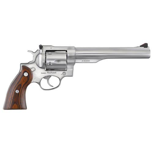 Ruger 5041 Redhawk 44 Rem Mag 6rd 7.50" Satin Stainless Steel Wood Grip Ruger 5041 Redhawk 44 Rem Mag 6rd 7.50" Satin Stainless Steel Wood Grip