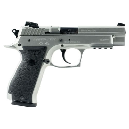 Sar USA K245ST K2 45 ACP 4.70" 14+1 (2) Overall Stainless Steel Black Polymer Grip Sar USA K245ST K2 45 ACP 4.70" 14+1 (2) Overall Stainless Steel Black Polymer Grip