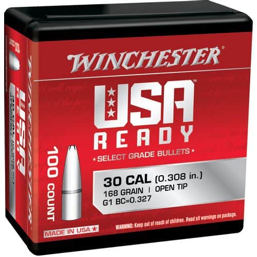Winchester Ammo WBR30168 Centerfire Rifle 308 Win 168 gr Open Tip 100 Per Bag Winchester Ammo WBR30168 Centerfire Rifle 308 Win 168 gr Open Tip 100 Per Bag