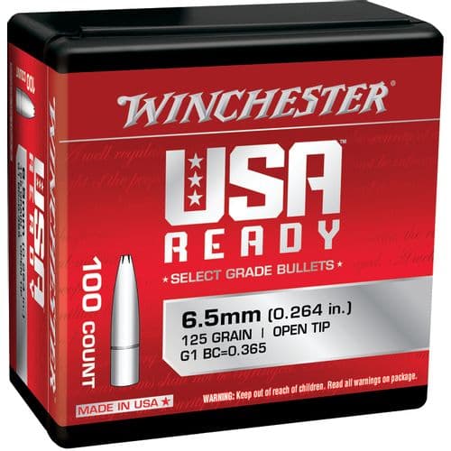 Winchester Ammo WBR65125 Centerfire Rifle 6.5 Creedmoor 125 gr Open Tip 100 Per Bag Winchester Ammo WBR65125 Centerfire Rifle 6.5 Creedmoor 125 gr Open Tip 100 Per Bag