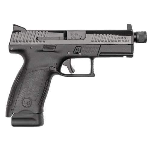 CZ-USA 91533 P-10 C SR 9mm Luger 4.61" 17+1 Black Black Steel Slide Black Polymer Grip Reversible Mag Release Night Sights CZ-USA 91533 P-10 C SR 9mm Luger 4.61" 17+1 Black Black Steel Slide Black Polymer Grip Reversible Mag Release Night Sights
