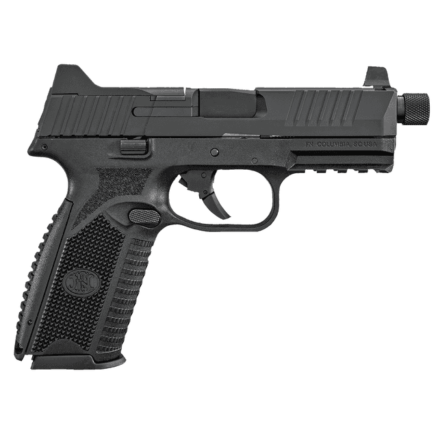 FN 66-100375 509T 9mm Luger 17+1/24+1, 4.50" Black Steel Threaded Barrel, Matte Black Optic Ready FN 66-100375 509T 9mm Luger 17+1/24+1, 4.50" Black Steel Threaded Barrel, Matte Black Optic Ready