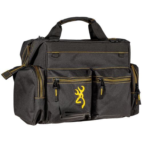 Browning 121095899 Shooting Bag Black & Gold Black & Gold Shooting Bag Browning 121095899 Shooting Bag Black & Gold Black & Gold Shooting Bag
