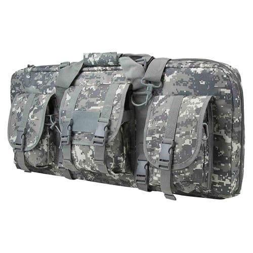 NcStar CVCPD2962D28 VISM Deluxe SubGun Case 28" Digital Camouflage PVC Fabric with Exterior Pockets, Zippers & Padding for 2 AR or AK Pistols NcStar CVCPD2962D28 VISM Deluxe SubGun Case 28" Digital Camouflage PVC Fabric with Exterior Pockets, Zippers & Padding for 2 AR or AK Pistols